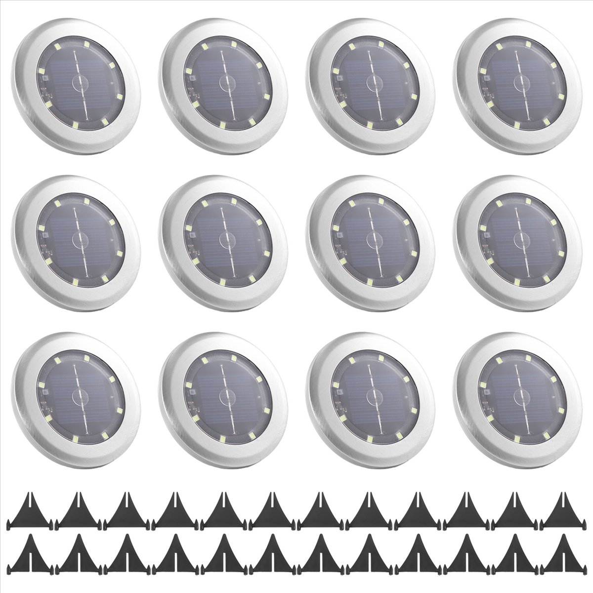 Outdoor Lighting Led Fixtures - *A14E 12 Pack Solar Lights Outdoor