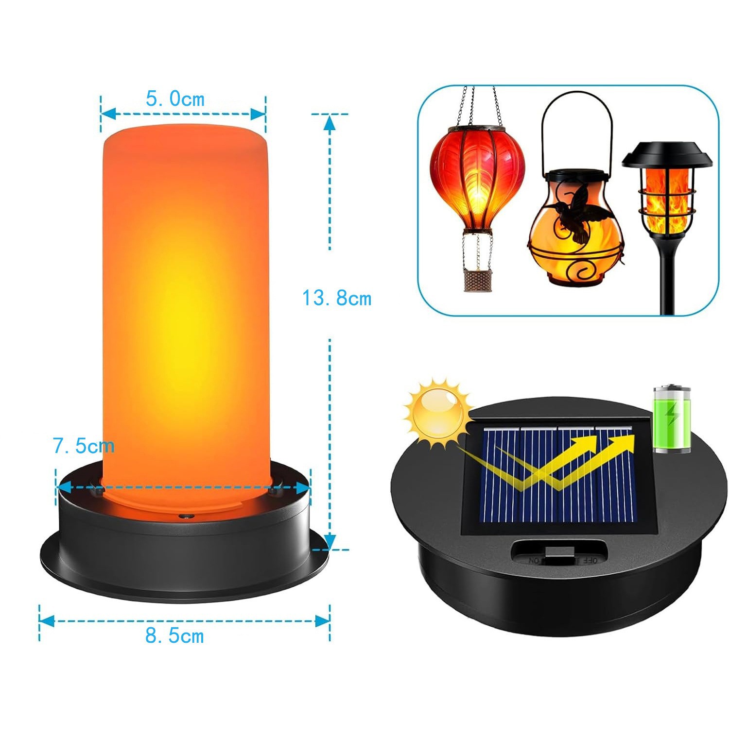 Outdoor Lighting Replacement Parts - Solar Bottle Cap Light LED Flickering