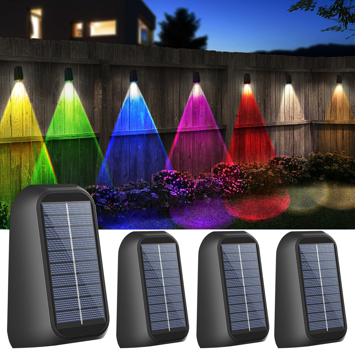 Outdoor Lighting For Fence - Solar Wall Lamp Solar Fence Lights