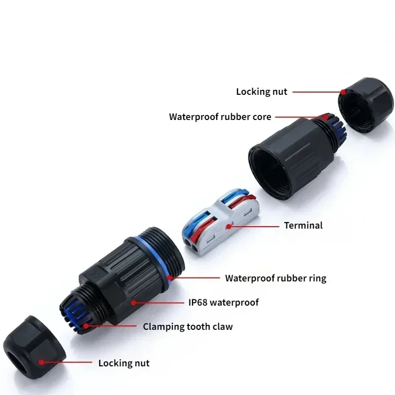 I Shape IP68 Waterproof Connec - Outdoor Lighting Wire Connectors avis et prix