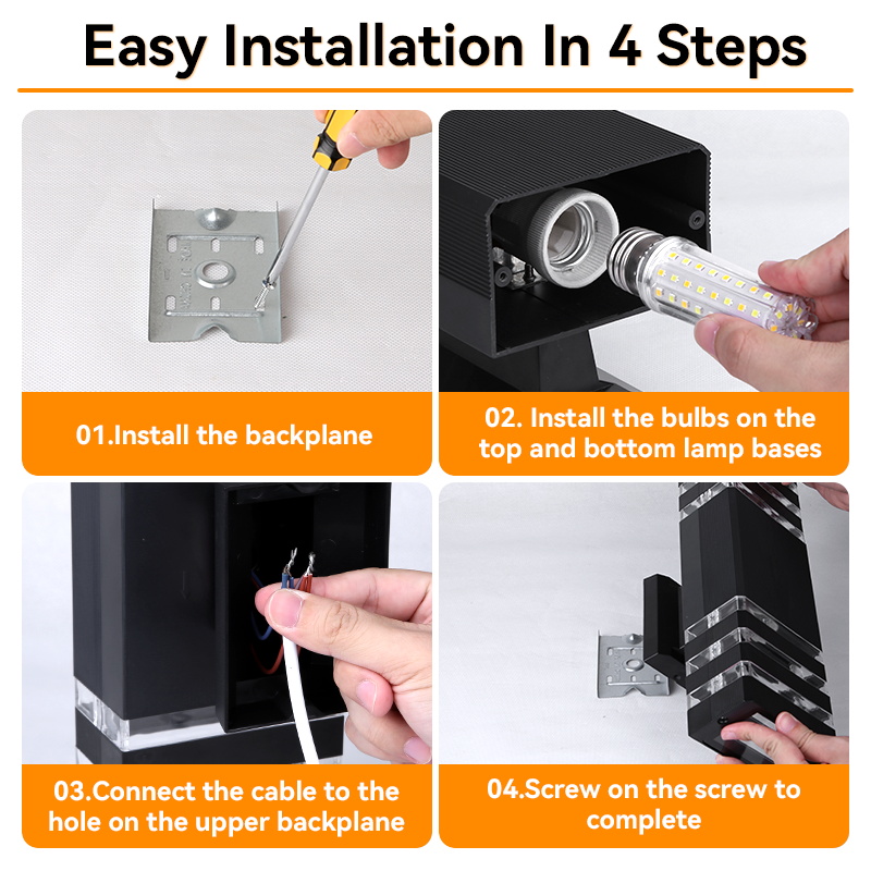 Waterproof LED Wall Lights  Re - Outdoor Lighting Replacement Parts avis et prix