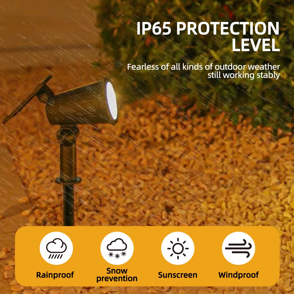 1/2PCS Solar Powered 9LED Lamp - Outdoor Lighting Led Fixtures avis et prix