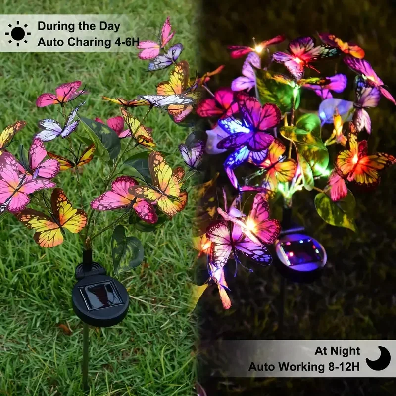 Solar LED Butterfly Garden Lig - Outdoor Lighting Led Fixtures avis et prix