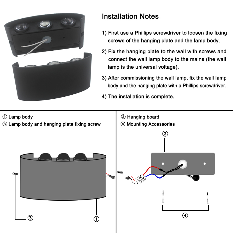 2W 4W 6W 8W 10W 12W  LED Wall  - Xl Outdoor Lighting avis et prix