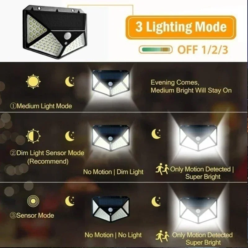 1/2/4PCS Motion Sensor Solar L - Xl Outdoor Lighting avis et prix