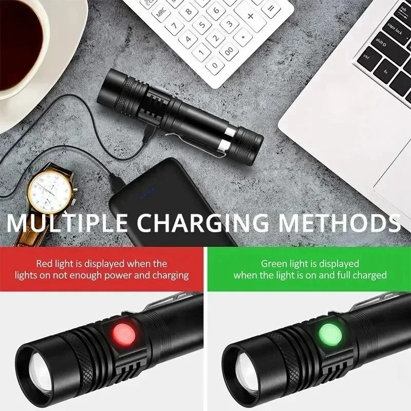 Rechargeable T6 Handheld Flash - Outdoor Lighting For Home avis et prix
