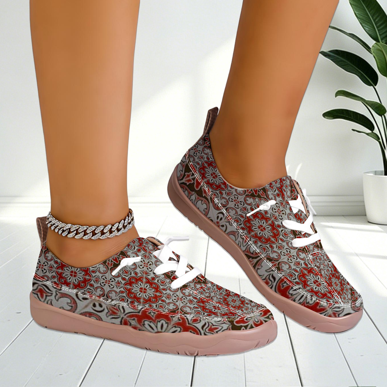 Women Floral Print Wide Toe Sn - Outdoor Lighting Uplight avis et prix
