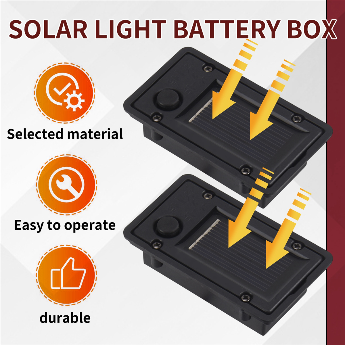 UNCL 2Pcs Battery Box, Solar L - Outdoor Lighting Replacement Parts avis et prix