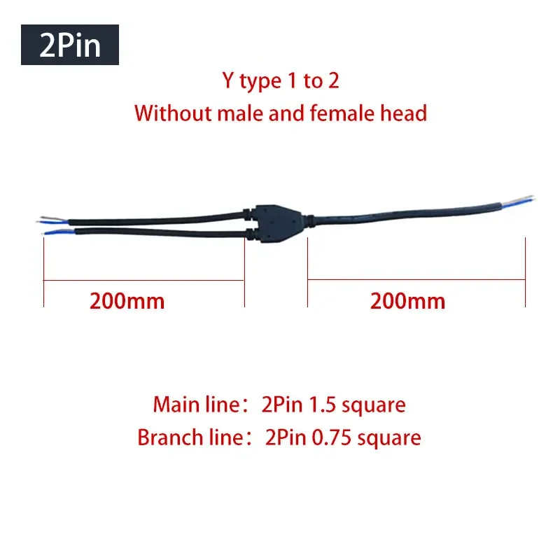 Waterproof Y-Type Wire Splitte - Outdoor Lighting Wire Connectors avis et prix