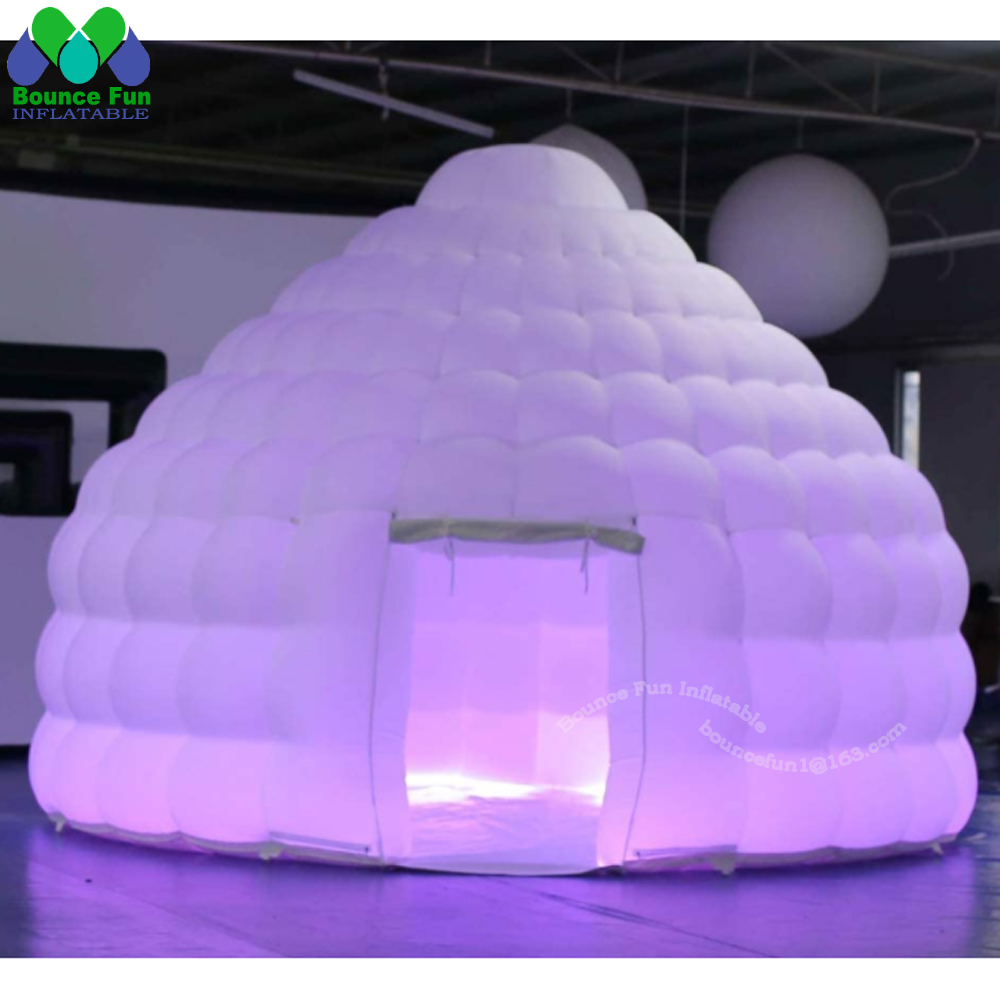 White Inflatable Igloo Dome Te - Outdoor Lighting Rental For Party avis et prix