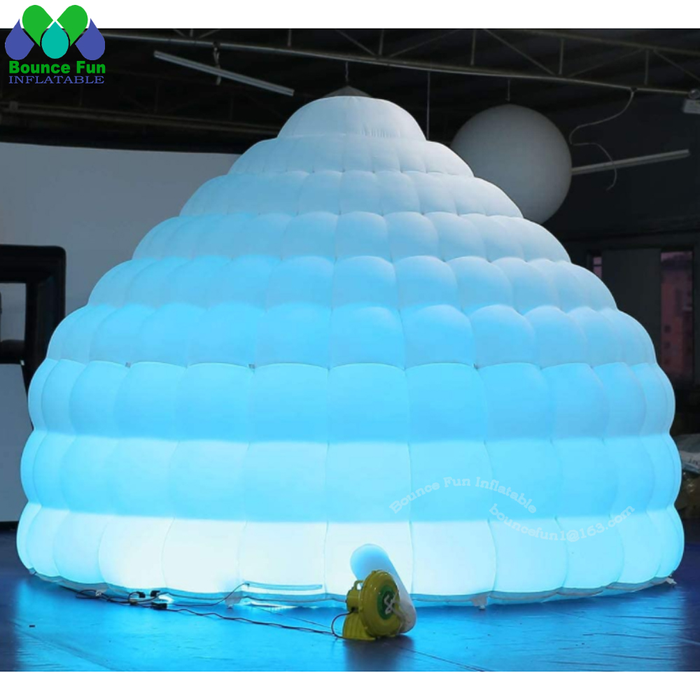 White Inflatable Igloo Dome Te - Outdoor Lighting Rental For Party avis et prix