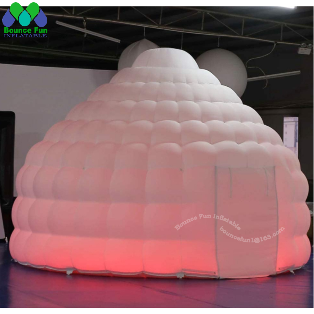 White Inflatable Igloo Dome Te - Outdoor Lighting Rental For Party avis et prix