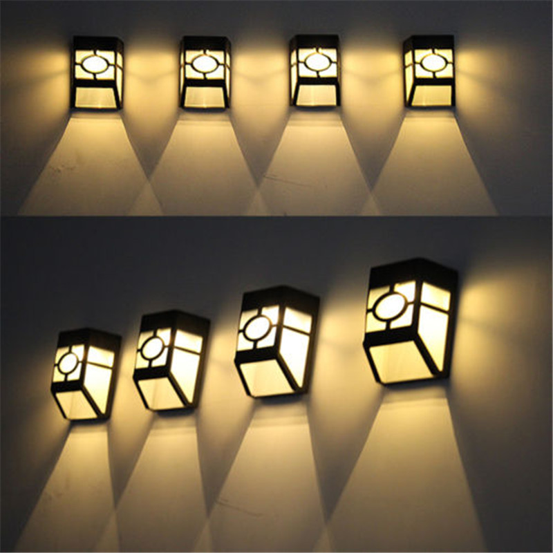 Solar Powered Wall Mount LED L - Outdoor Lighting For Fence avis et prix