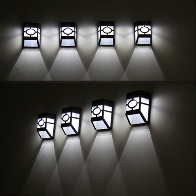 Solar Powered Wall Mount LED L - Outdoor Lighting For Fence avis et prix