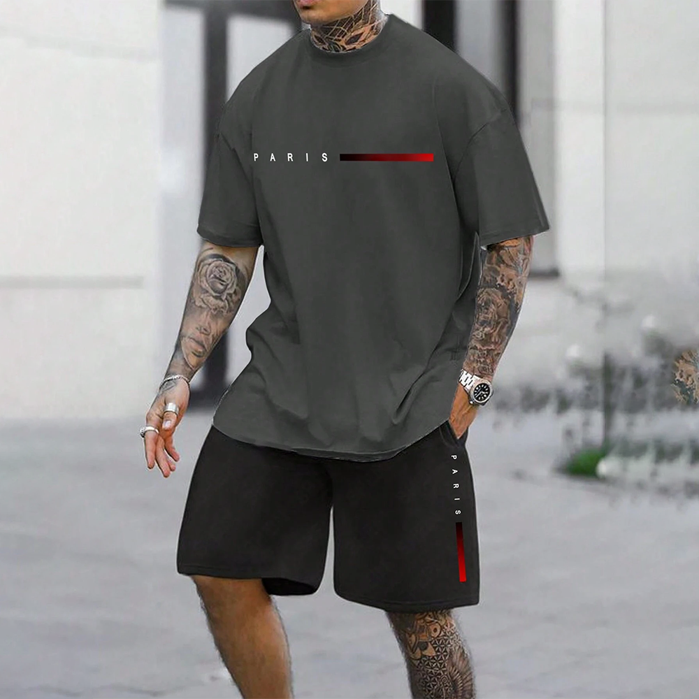 Men Two Piece Tracksuit Loose  - Outdoor Lighting For Home avis et prix
