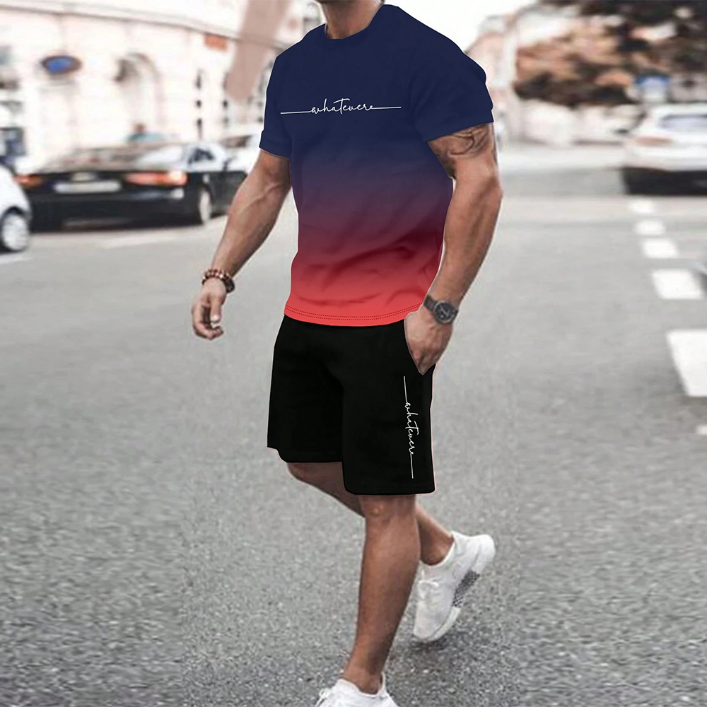 Men Two Piece Tracksuit Loose  - Outdoor Lighting For Home avis et prix