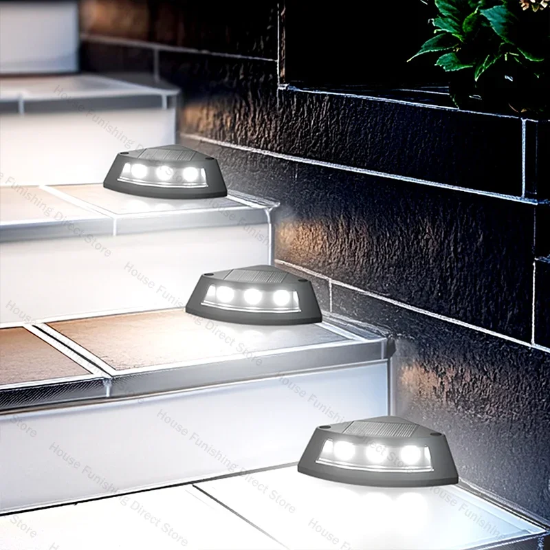 Solar Powered Step Lights Outd - Outdoor Lighting Led Fixtures avis et prix