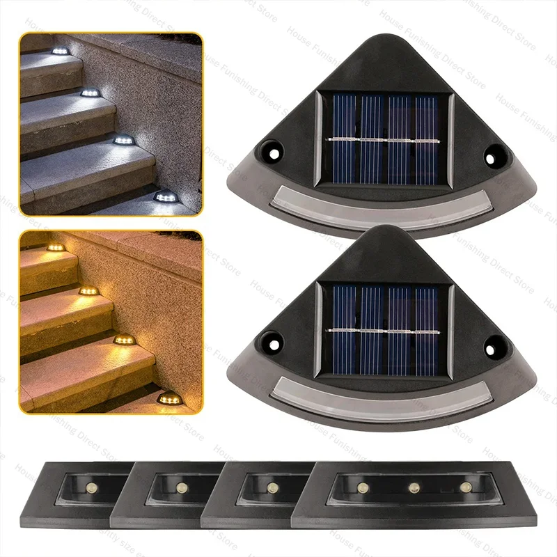 Solar Powered Step Lights Outd - Outdoor Lighting Led Fixtures avis et prix