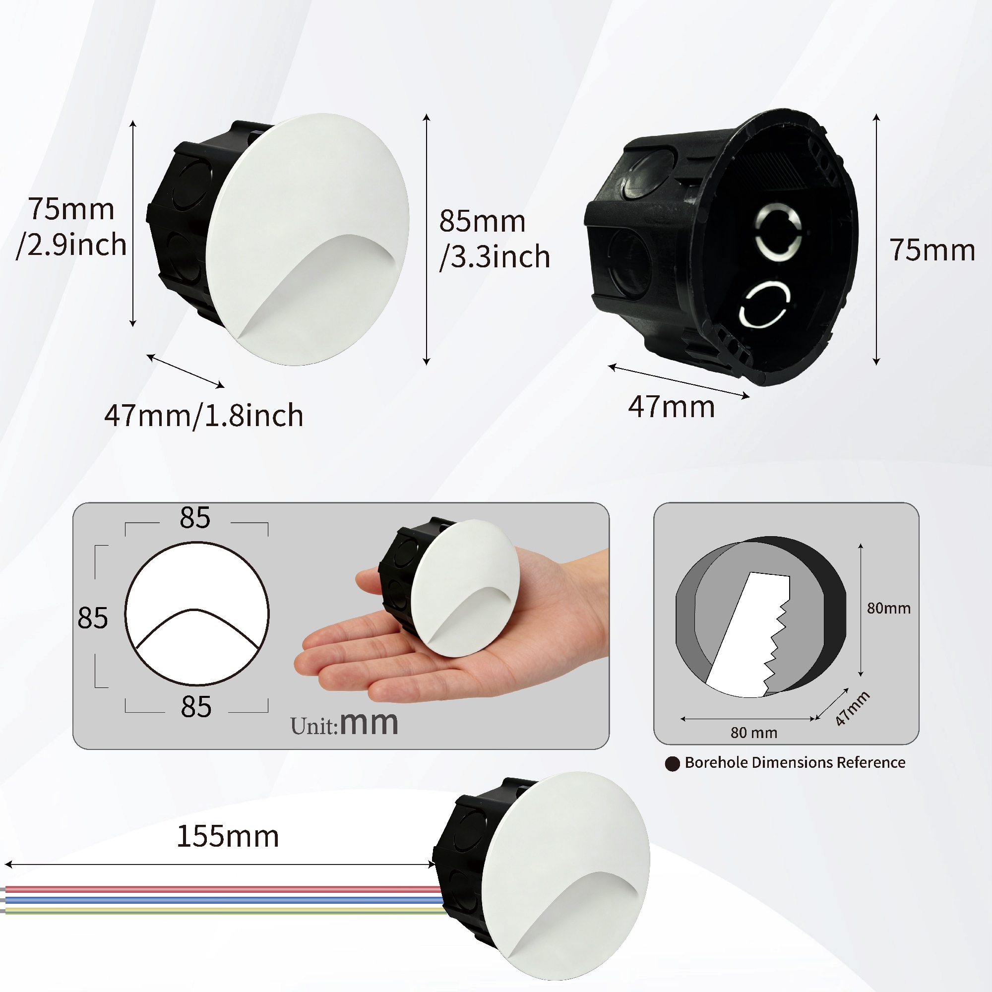 Led Stair Light Step Lights 3W - Xl Outdoor Lighting avis et prix