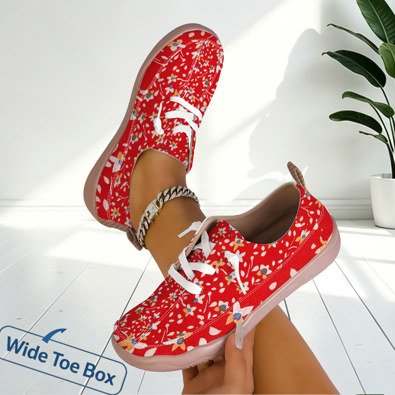Women Floral Print Wide Toe Fl - Outdoor Lighting Uplight avis et prix