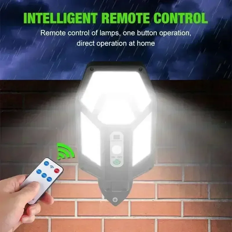 12000LM Powerful Solar Wall La - Outdoor Lighting Led Fixtures avis et prix