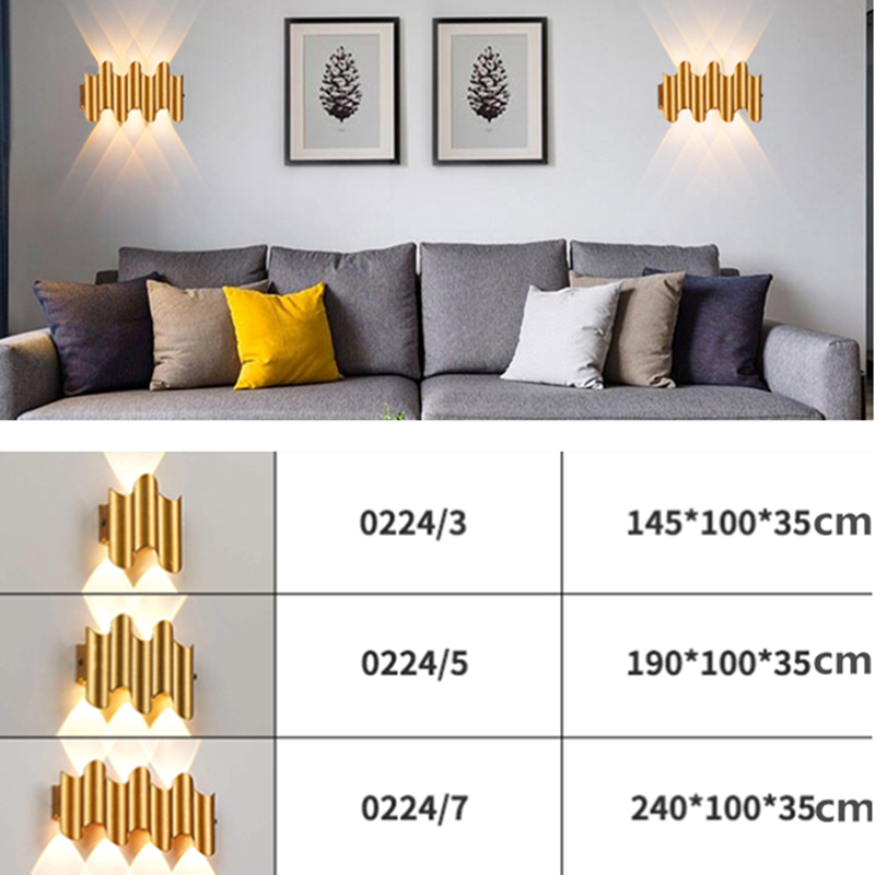 Aluminum Golden Body LED Wall  - Xl Outdoor Lighting avis et prix