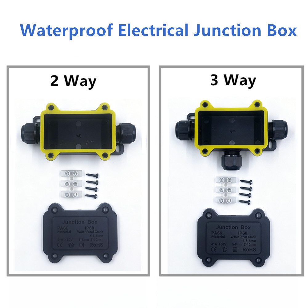IP68 Waterproof Junction Box 2 - Outdoor Lighting Wire Connectors avis et prix