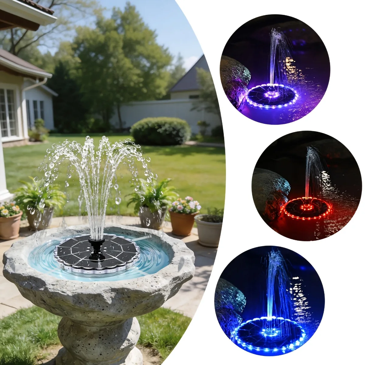 3.5W Outdoor Solar Fountain fo - Outdoor Lighting Traditional avis et prix