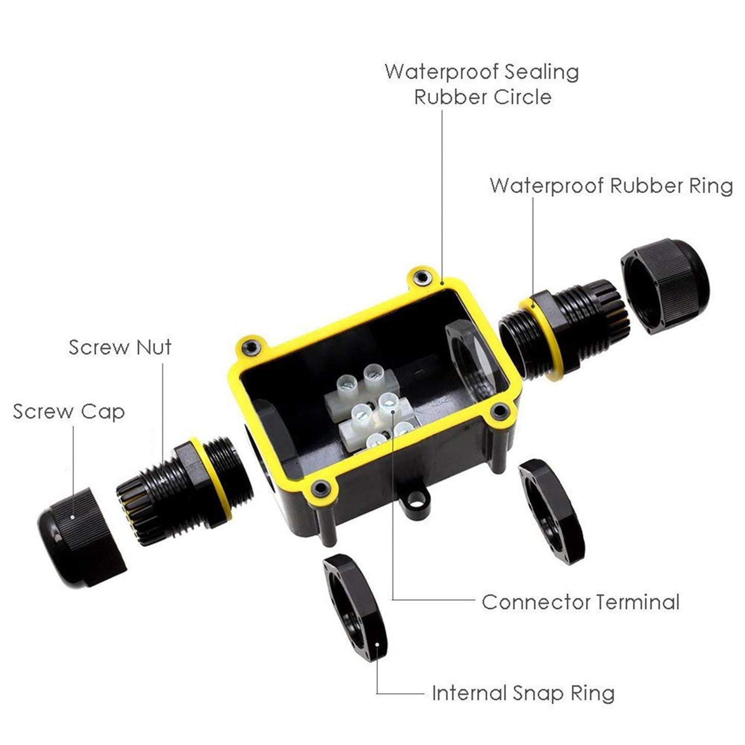2 Way Outdoor Waterproof IP66  - Outdoor Lighting Wire Connectors avis et prix