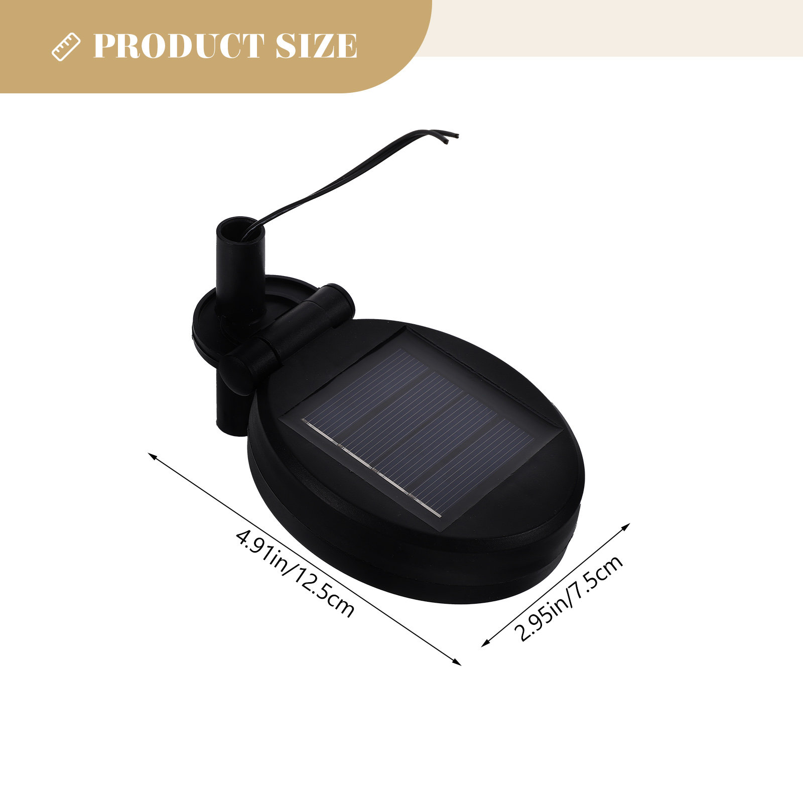 2 Pcs Mini Solar Panel Light R - Outdoor Lighting Replacement Parts avis et prix