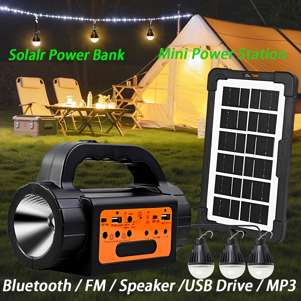 Solar Rechargeable Camping Lig - Outdoor Lighting Uplight avis et prix