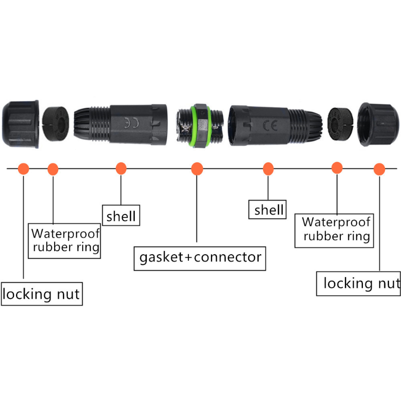 M16 Waterproof Cable Connector - Outdoor Lighting Wire Connectors avis et prix