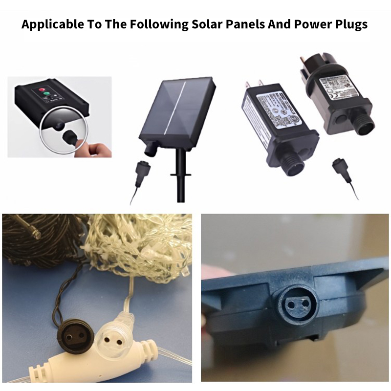 Outdoor 2Pin LED Connector wit - Outdoor Lighting Wire Connectors avis et prix