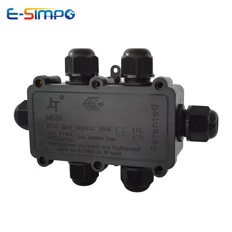 6Way 1IN5Out IP68 Underwater P - Outdoor Lighting Wire Connectors avis et prix