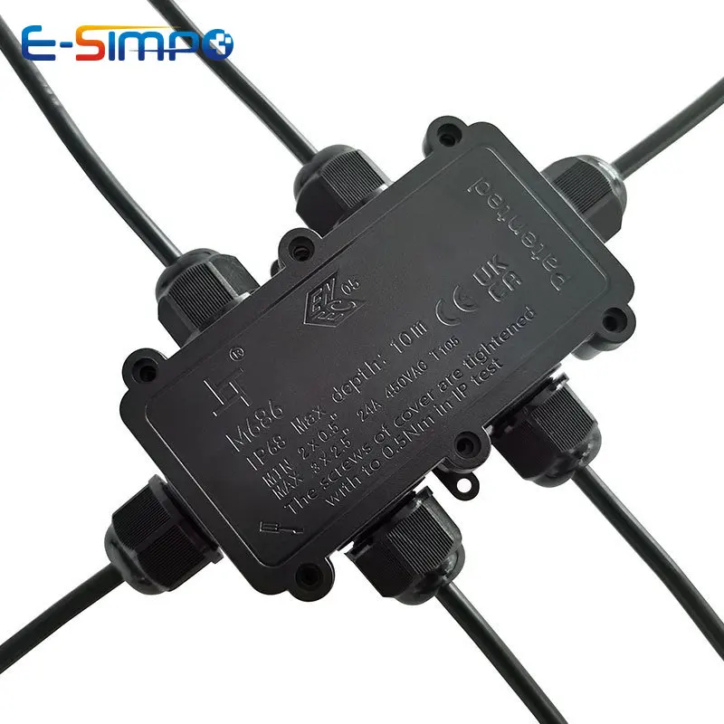 6Way 1IN5Out IP68 Underwater P - Outdoor Lighting Wire Connectors avis et prix