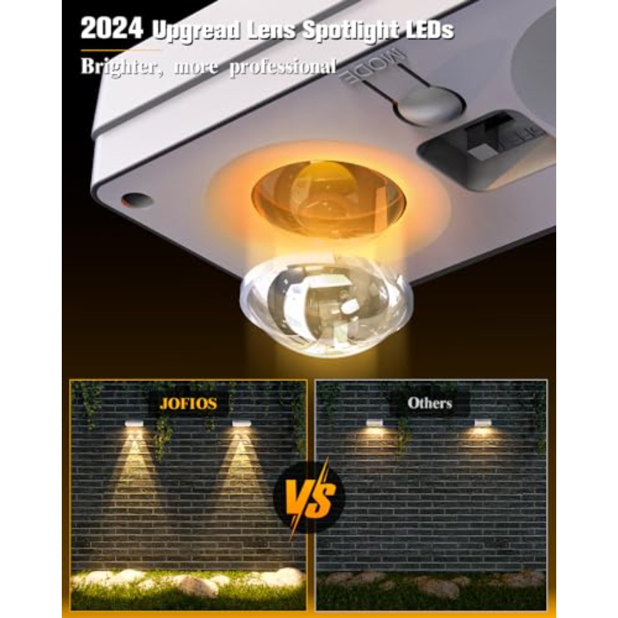Solar Fence Lights 12 Pack, 50 - Outdoor Lighting For Fence avis et prix