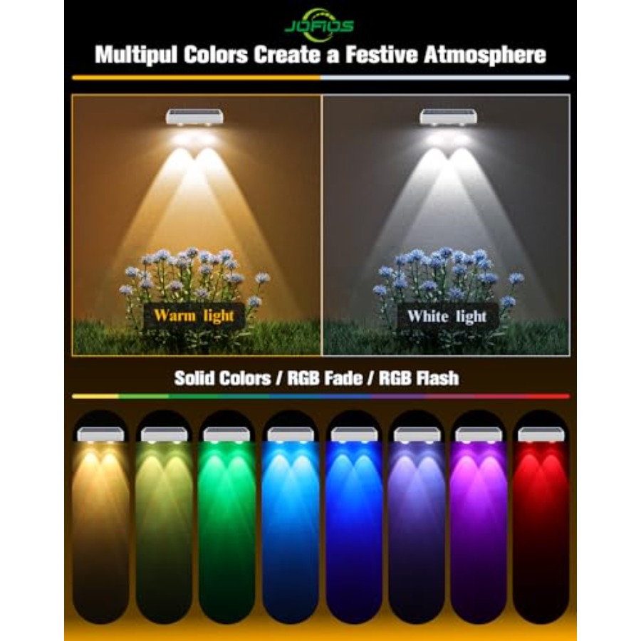 Solar Fence Lights 12 Pack, 50 - Outdoor Lighting For Fence avis et prix
