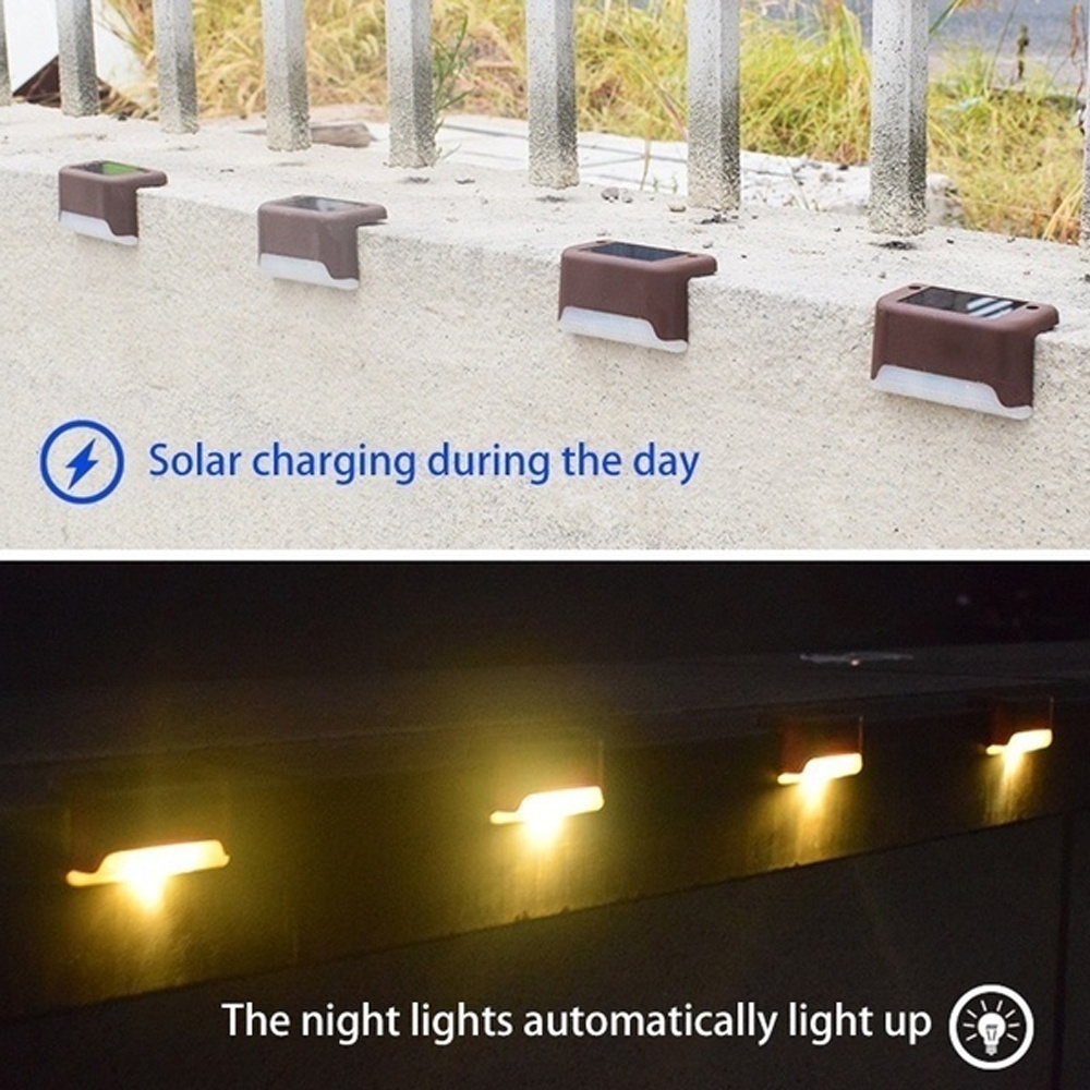8/6/4/1pcs Solar Stair Street  - Outdoor Lighting For Fence avis et prix