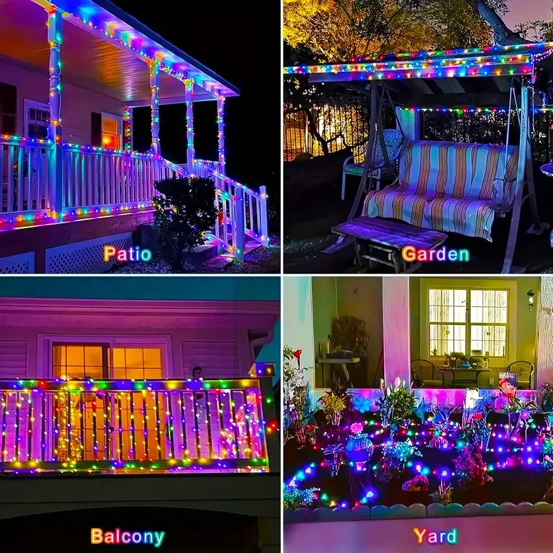 Solar Light RGB Light String W - Outdoor Lighting For Fence avis et prix