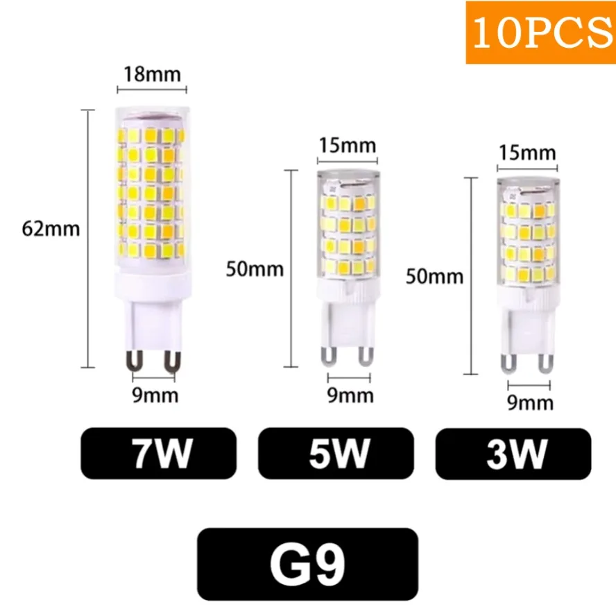 10PCS 7W 5W 3W Brightest G9 LE - Outdoor Lighting Replacement Parts avis et prix