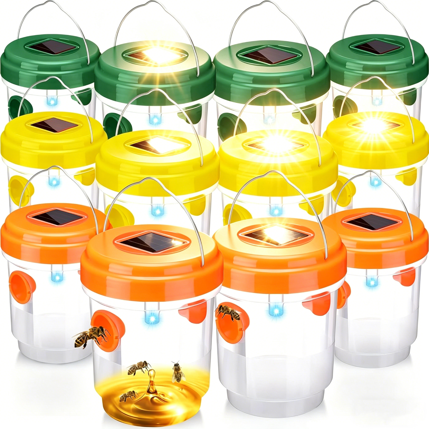 1-6PCS Solar Wasp Trap Waterpr - Outdoor Lighting Led Fixtures avis et prix